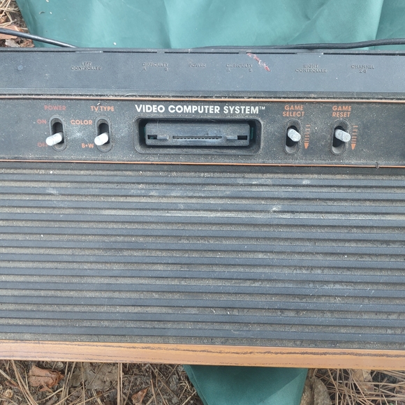 Atari Black Video Computer System Console - Picture 1 of 6